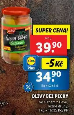 Lidl Olivy bez pecky nabídka