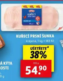 Lidl Kuřecí prsní šunka nabídka