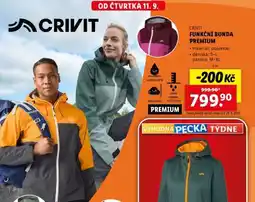 Lidl CRIVIT FUNKČNÍ BUNDA PREMIUM nabídka