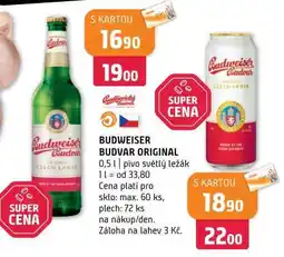 Terno Budweiser Budvar original nabídka