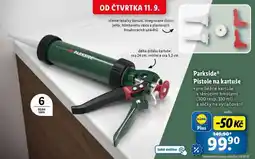 Lidl PARKSIDE Pistole na kartuše nabídka