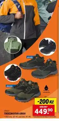 Lidl CRIVIT Trekingová obuv nabídka