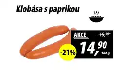ZEMAN Klobása s paprikou nabídka