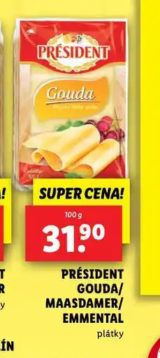 Lidl Président maasdamer nabídka