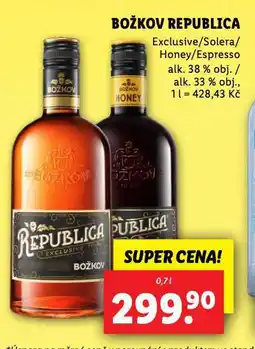 Lidl Božkov republika nabídka