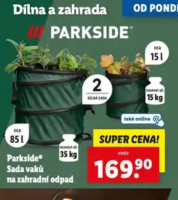Lidl Sada vaků na zahradu nabídka
