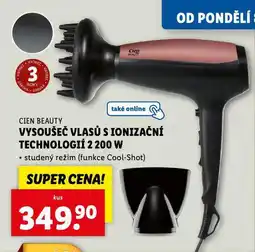 Lidl Vysoušeč vlasů s ionizační technologií nabídka