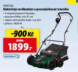 Lidl Elektrický vertikutátor a provzdučnovač trávníku nabídka