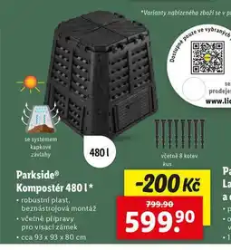 Lidl Kompostér 480 l nabídka