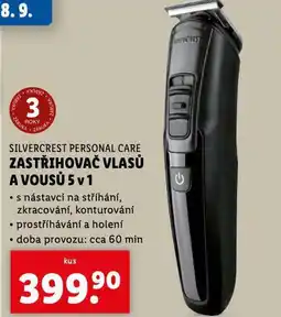 Lidl Zastřihovač vlasů a vousů 5 v 1 nabídka