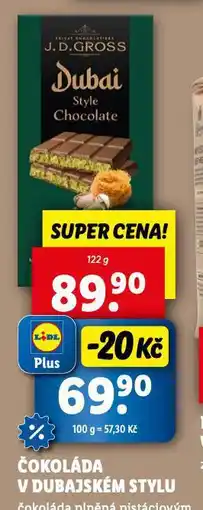 Lidl Čokoláda v dubajském stylu nabídka