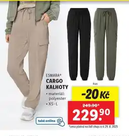 Lidl Cargo kalhoty nabídka