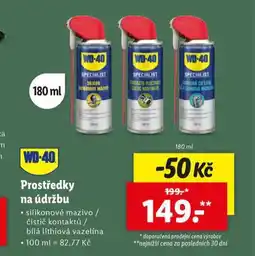 Lidl Prostředky na údržbu čistič kontaktů nabídka