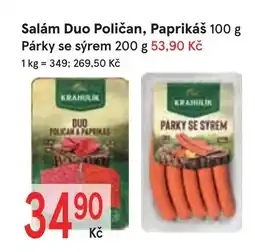 Žabka Salám Duo Poličan, Paprikáš nabídka