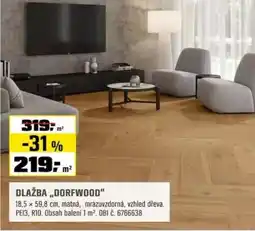 OBI Dlažba „,,dorfwood" nabídka