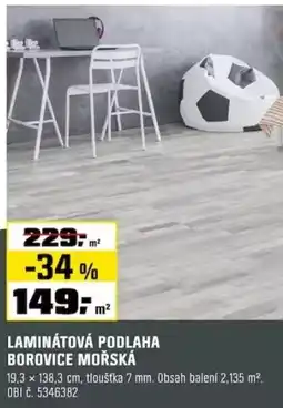 OBI Laminátová podlaha borovice mořská nabídka