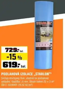 OBI Podlahová izolace „starlon" nabídka