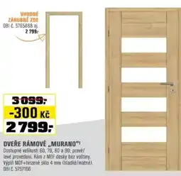 OBI Dveře rámové „murano" nabídka