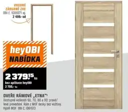 OBI Dveře rámové „etna” nabídka