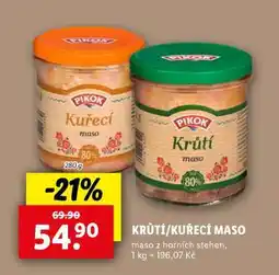 Lidl PIKOK KRŮTÍ / KUŘECÍ MASO nabídka