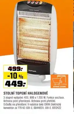 OBI Stolní topení halogenové nabídka