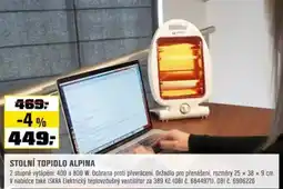 OBI Stolní topidlo alpina nabídka