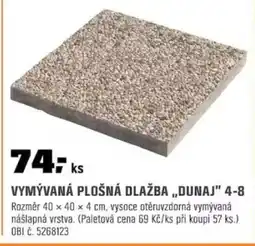 OBI Vymývaná plošná dlažba „dunaj” 4-8 nabídka