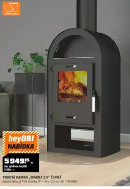 OBI Krbová kamna,,magna 3.0" černá nabídka