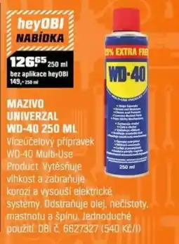 OBI Mazivo univerzal WD-40 nabídka