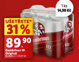 Lidl Gambrinus 10 originál nabídka