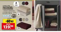 Lidl Froté ručník - 2 kusy nabídka