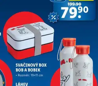 Lidl Svačinový box bob a bobek nabídka