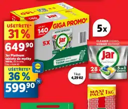 Lidl Jar platinum tablety do myčky nabídka