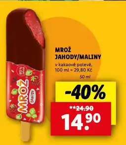 Lidl Mrož maliny nabídka
