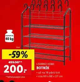 Lidl Botník nabídka