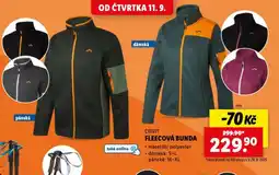 Lidl Fleecová bunda dámská nabídka