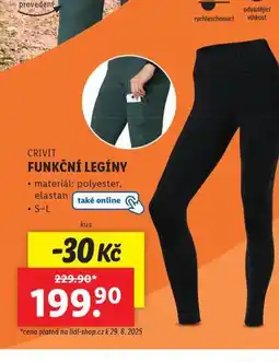 Lidl Funkční legíny nabídka