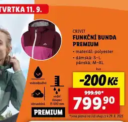 Lidl Fuknční bunda premium nabídka