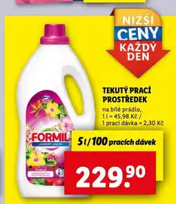 Lidl Tekutý prací prostředek nabídka
