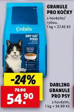 Lidl Granule pro kočky nabídka