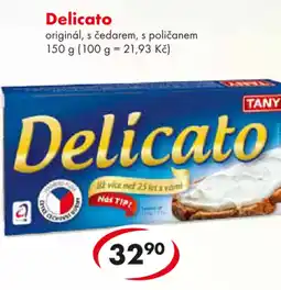 CBA Delicato originál, s čedarem, s poličanem nabídka