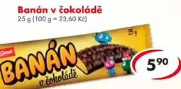 CBA Banán v čokoládě nabídka