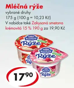 CBA Mléčná rýže nabídka