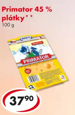 CBA Madeta Primator 45 % plátky nabídka