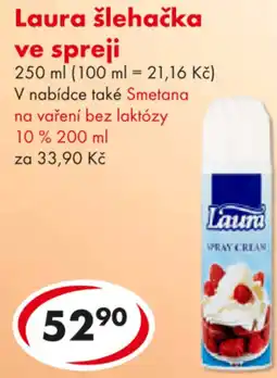CBA Laura šlehačka ve spreji nabídka