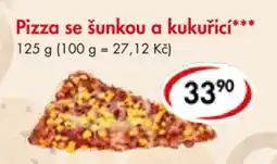 CBA Pizza se šunkou a kukuřicí nabídka