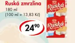 CBA Ruská zmrzlina nabídka