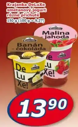 ESO MARKET Krajanka DeLuxe smetanový jogurt nabídka