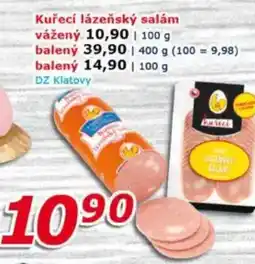 ESO MARKET Kuřecí lázeňský salám nabídka