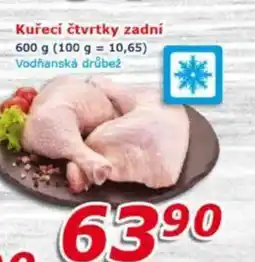 ESO MARKET Kuřecí čtvrtky zadní nabídka